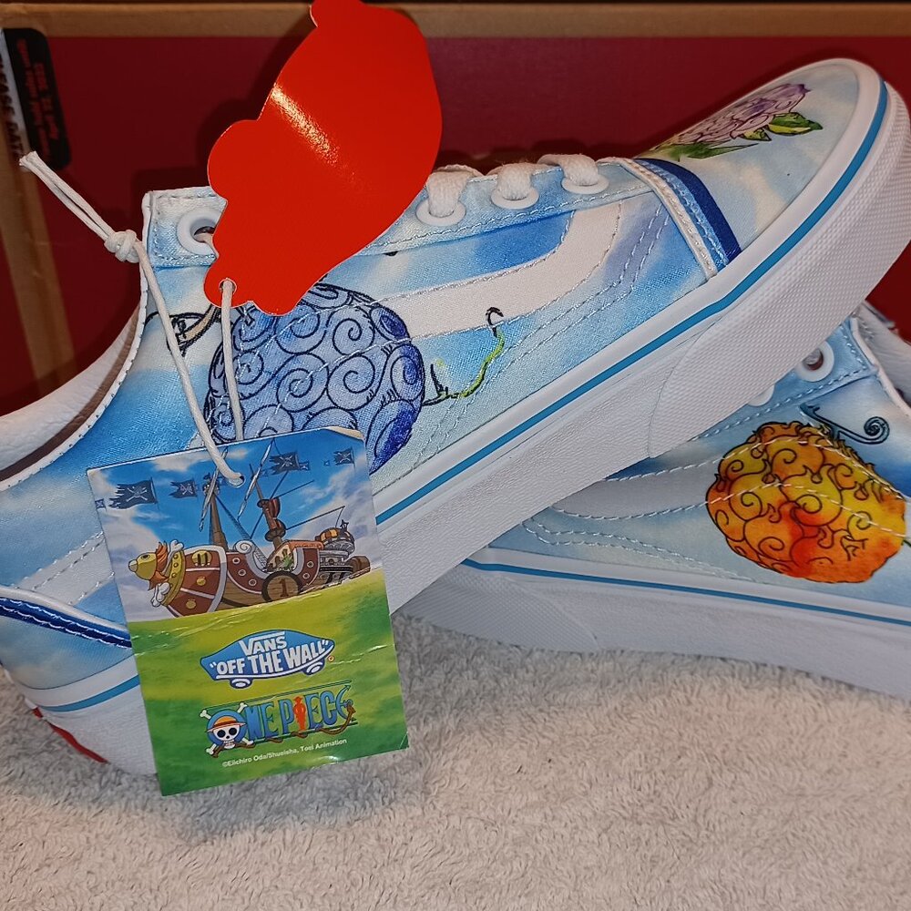 Vans Men's 3.5/Women's 5 One Piece x Old Skool 'Devil Fruit' VN0007NT7WM - Picture 4 of 13